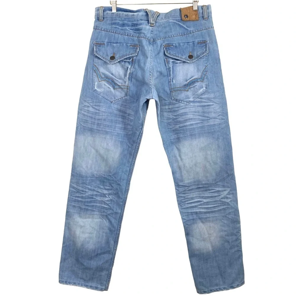 JORDAN Craig Slim Straight Jeans in Light Washed RN#79771